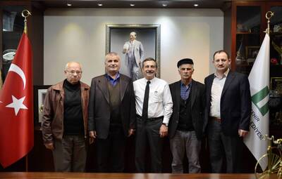 CAMİ DERNEKLERİNDEN BAŞKAN ATAÇ'A ZİYARET